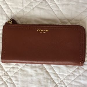 Coach leather wallet